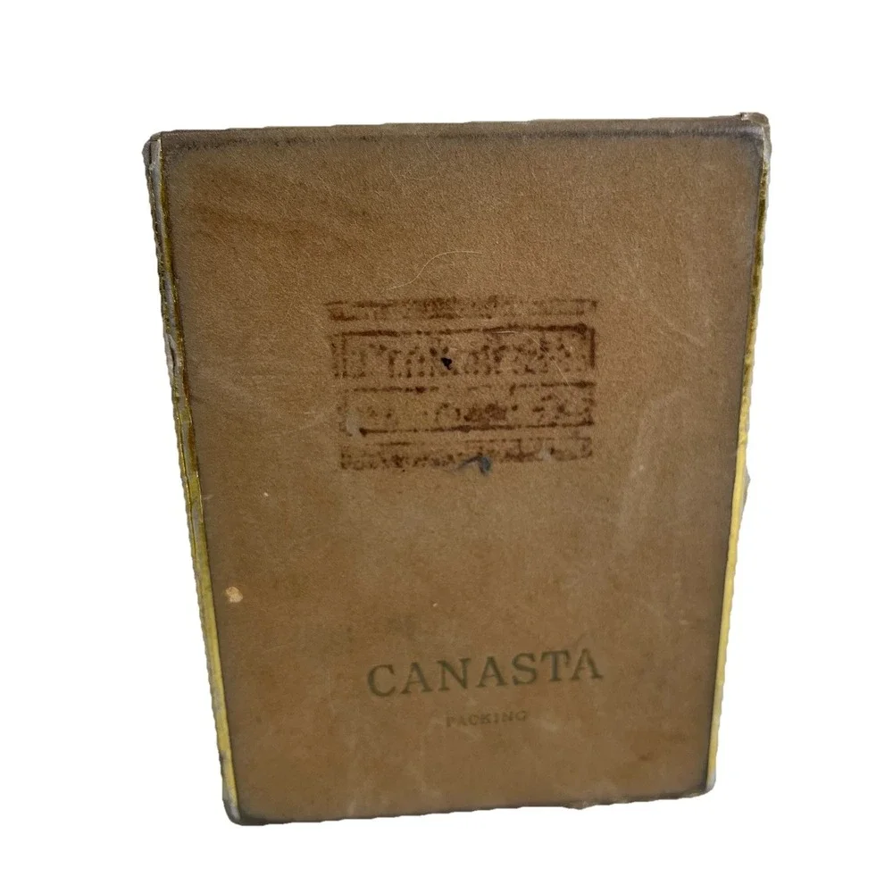 Congress Double Deck‎ Canasta Art Museum Playing Cards Pull Drawer Box Sealed